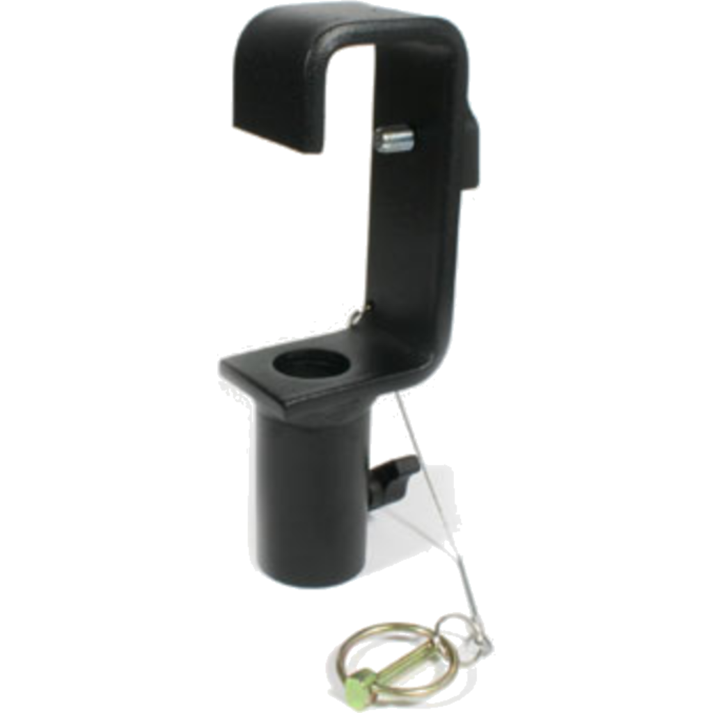 Doughty T20900 TV Hook Clamp – 20–51 mm, SWL 150 kg, sort 