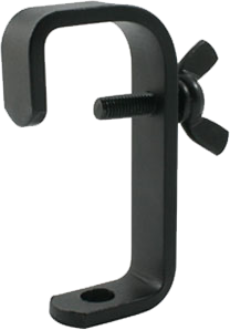 [160872] Doughty T20101 Hook Clamp – 48–51 mm, SWL 40 kg, sort 