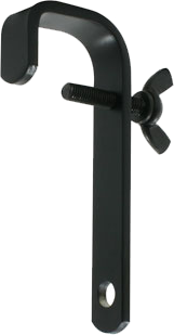 [160925] DOUGHTY T2010701 Hook clamp, Rett SWL 40kg, 48 - 51 mm, Sort