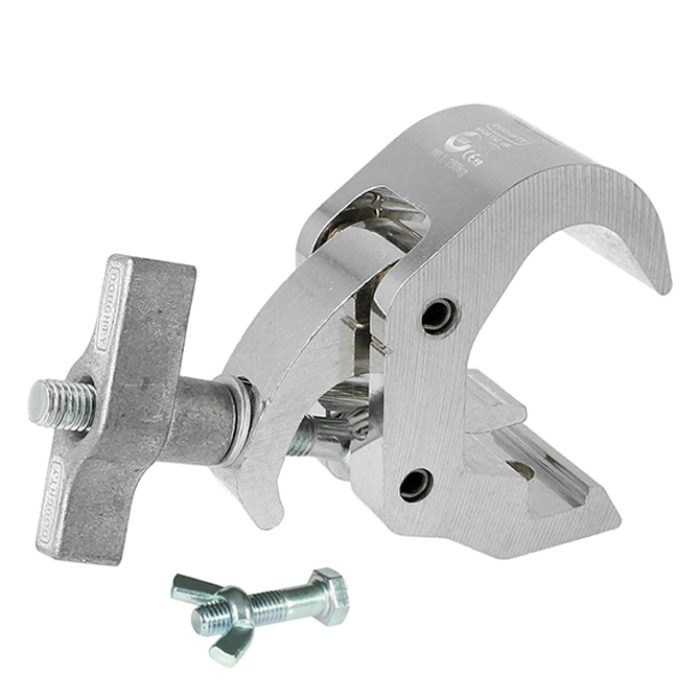 [156355] Doughty T58205 Quick Trigger Hook Clamp – 38–51 mm, WLL 250 kg, sølv 