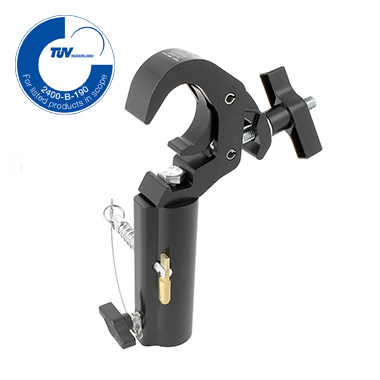 [160430] DOUGHTY Titan Quick Trigger TV Clamp SWL 100 Kg, Black