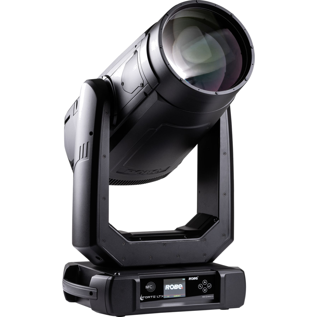 Robe iFORTE LTX WB – IP65 moving WashBeam-lampe, 1000 W White LED, opptil 55 000 lm, 0,7°–52° zoom, XR7 long-throw 