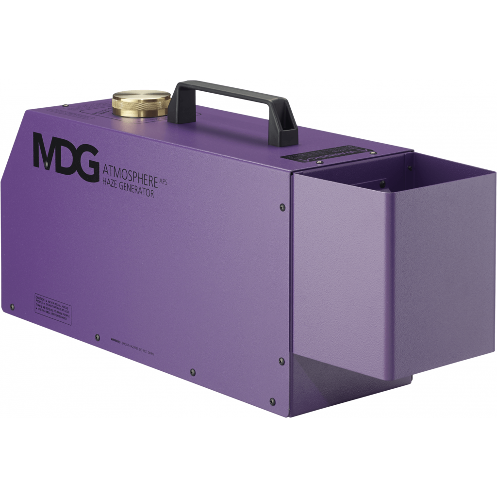 MDG ATMOSPHERE APS – profesjonell haze-generator med CO₂ og APS