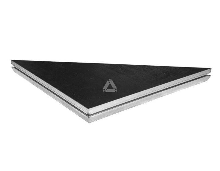 Prolyte SM-DL-B-9 StageDex Basic scenepodie – trekant 1 × 1 m, sort 