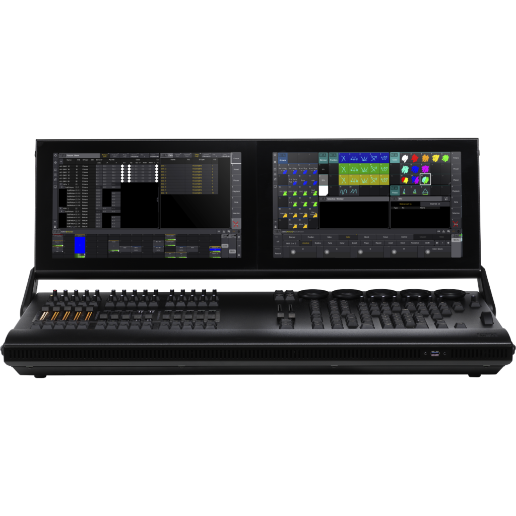 [2257266] MA Lighting 4010505-2 grandMA3 compact XT er en kompakt lyskontrollkonsoll for profesjonell programmering og avvikling m/flight