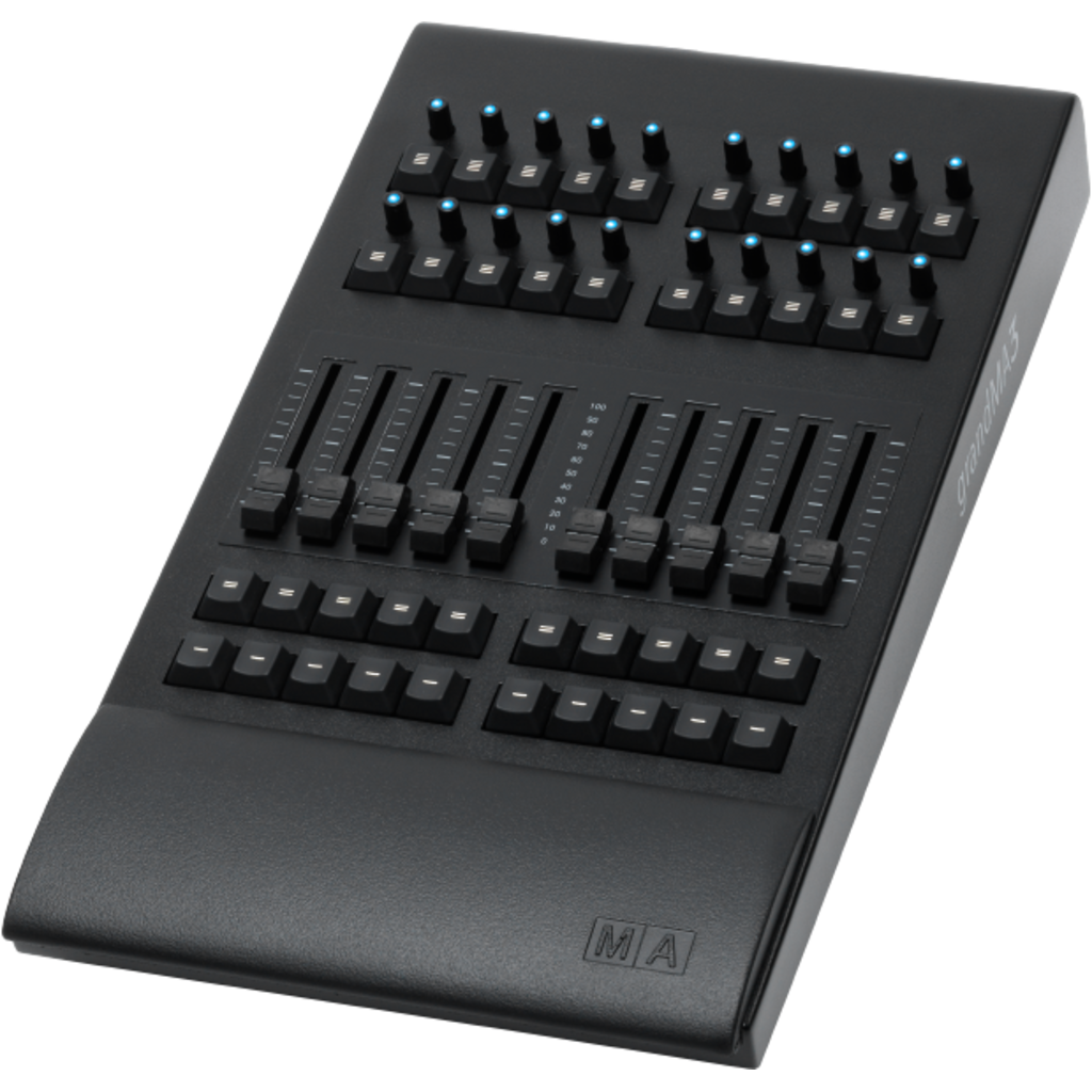 MA Lighting 4023575 grandMA3 onPC fader wing er en kompakt playback-utvidelse for grandMA3 onPC-systemer 