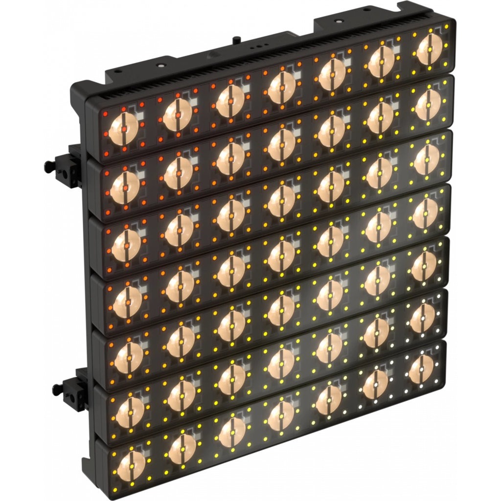 PROLIGHTS HALUPIXDUO LED Matrix 7x7 2700K 4°, 21x21 RGBWW LED, IP65