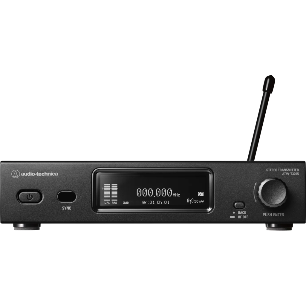 [ATW-3255-DF2] Audio-Technica 3000 Series IEM Sender (ATW-T3255) – UHF in-ear monitor-sender (470-607 MHz)
