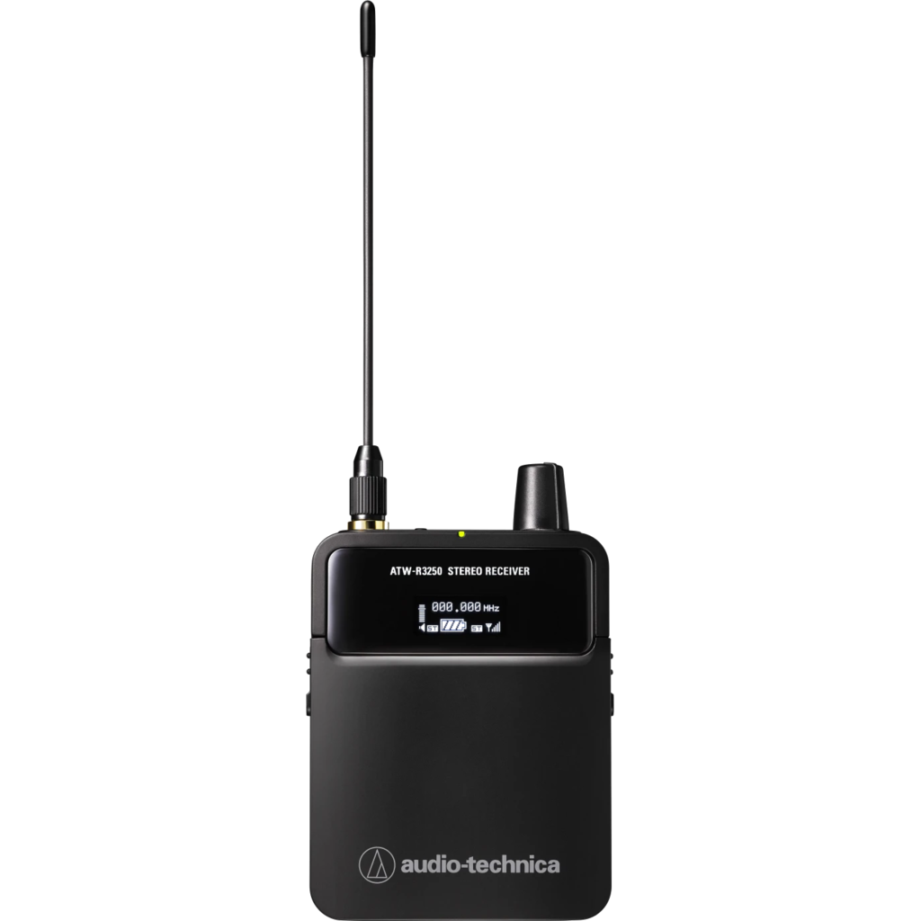 Audio-Technica 3000 Series IEM Mottaker (ATW-R3250) – UHF bodypack in-ear monitor-mottaker
