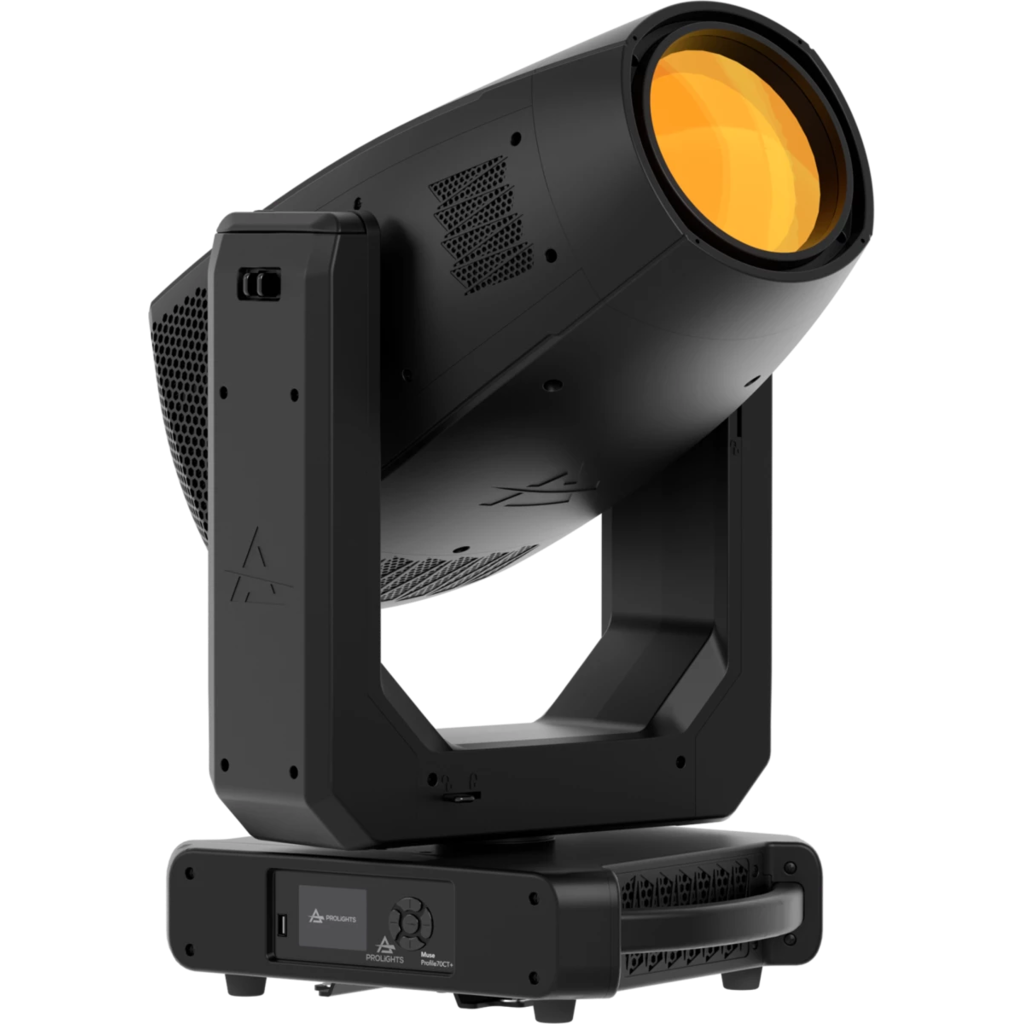 PROLIGHTS MUSEP70CTP Muse Profile70CT+ – 1000W 6-farget LED, 5,9°–49,7° motorisert zoom, CRI opptil 99, >21 000 lm