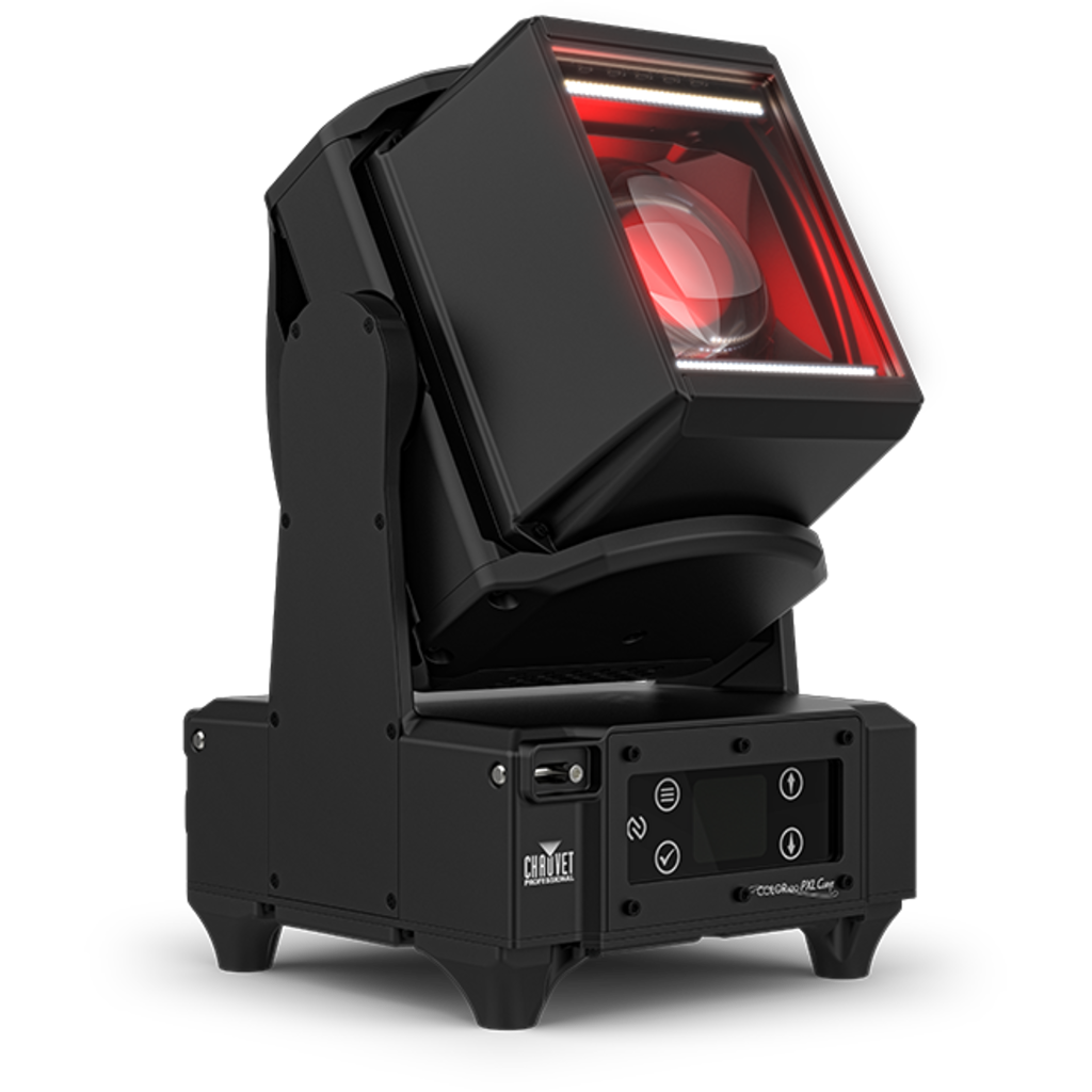 [CHA-COLORADOPXLCURVE1] Chauvet Professional COLORado PXL Curve 1 er en IP65 RGBW LED beam- og washlampe med motorisert pan/tilt, 120 W LED, 3,4°–40,8° zoom og pixel-klar integrasjon