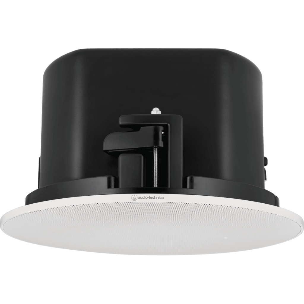 Audio-Technica ATSP-30 er et nettverksbasert takhøyttalersett for møterom og AV-installasjoner