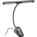 K&M 12266 Orchestra Light Rechargeable – Oppladbar notelys med 12 LED