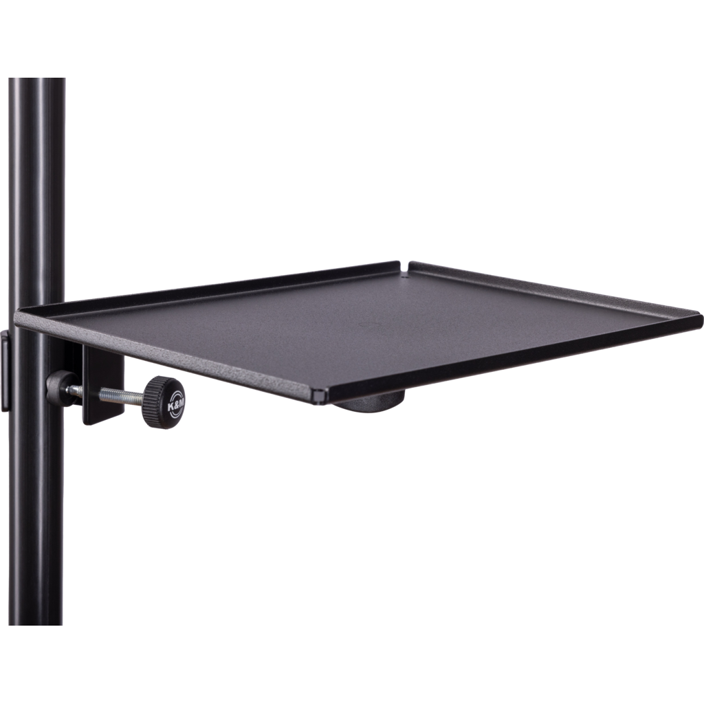 [12222-000-56] K&M 12222 Tray – Stålbrett for stativmontering opptil 30 mm