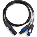 L-Acoustics SP-Y1 Y-splitt høyttalerkabel 2 × 2,5 mm² NL4 – 1 m