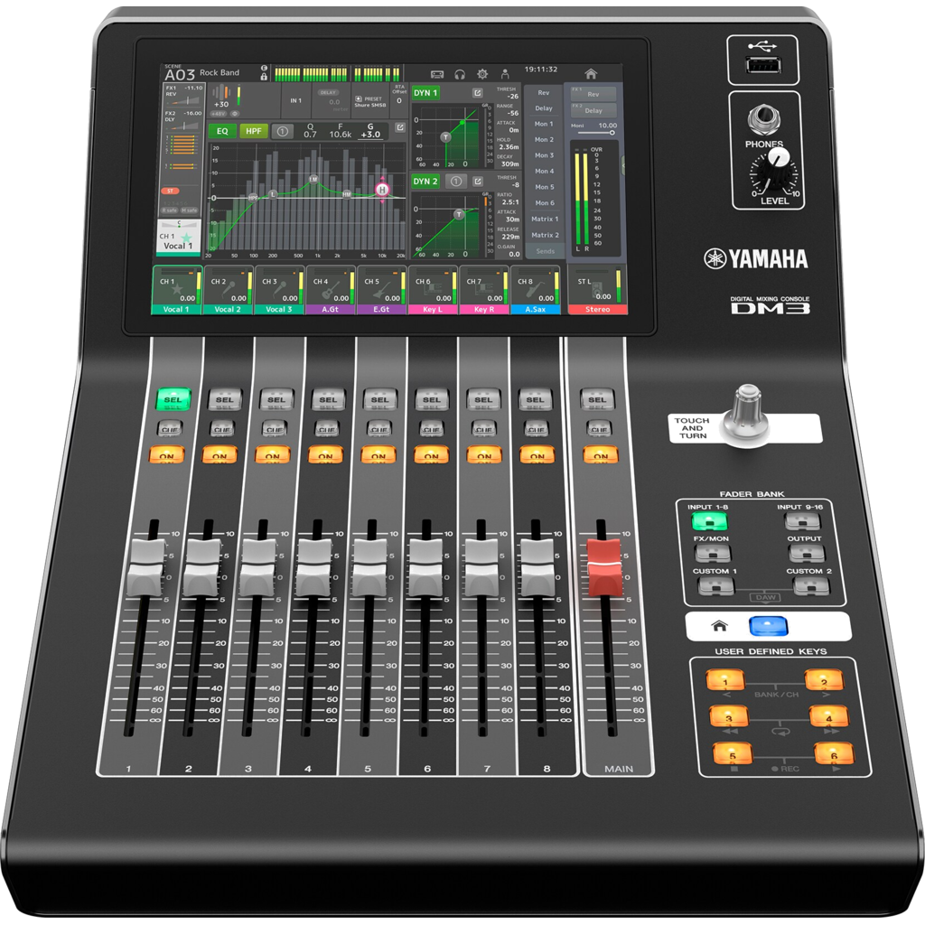 Yamaha DM3S – Kompakt digital mikser med 16 innganger