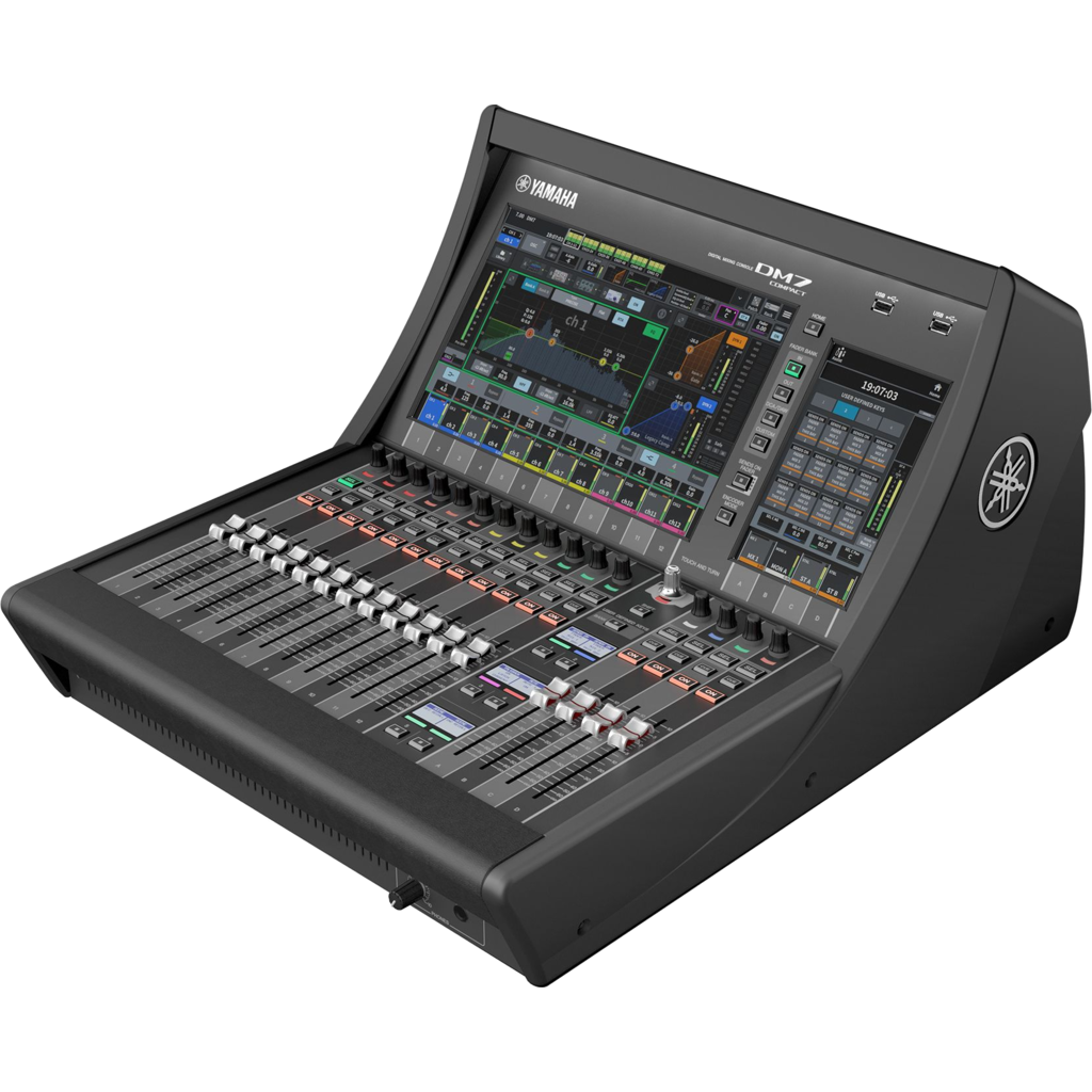 Yamaha DM7 Compact – Kompakt digital mikser med Dante for profesjonell lydproduksjon