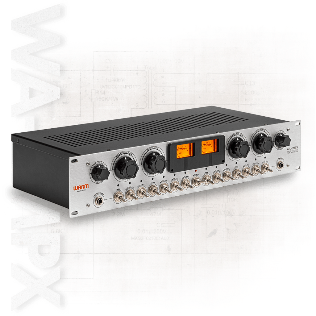 Warm Audio WA-2MPX – dual-kanals rørbasert mikrofonforforsterker med tape-karakter