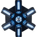 Showtec 43174 Typhoon 640 – RGBW multi-effekt med roterende speilkuleeffekt