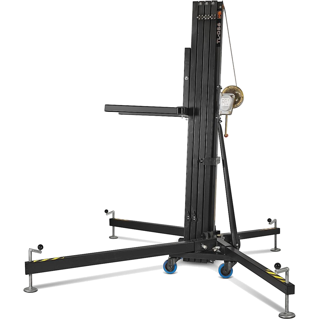 VMB TL-056 – Frontlastløfter med 200 kg kapasitet og 6,5 meters løftehøyde
