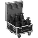 PROLIGHTS Smart ParNeo Pack – 6 stk. batteridrevne IP65 RGB+WW spotlights med ladeflightcase