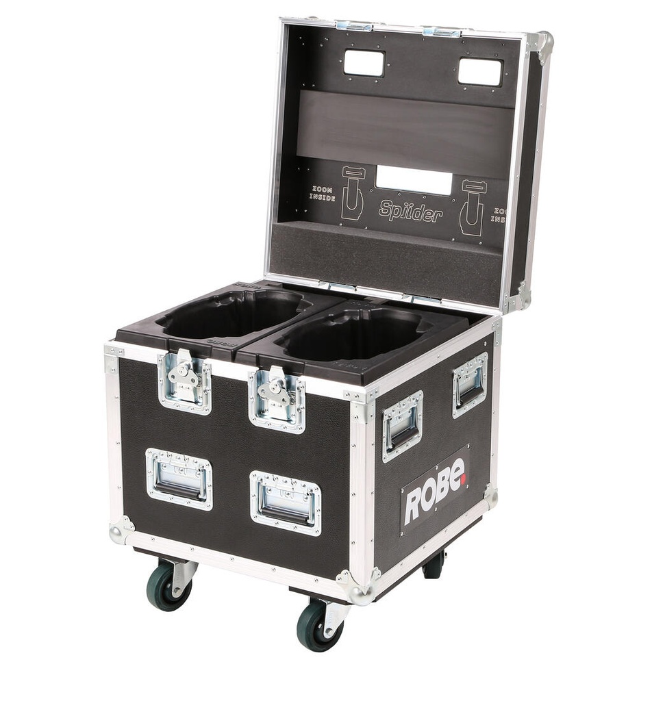 Robe flightcase – Spiider, dobbel