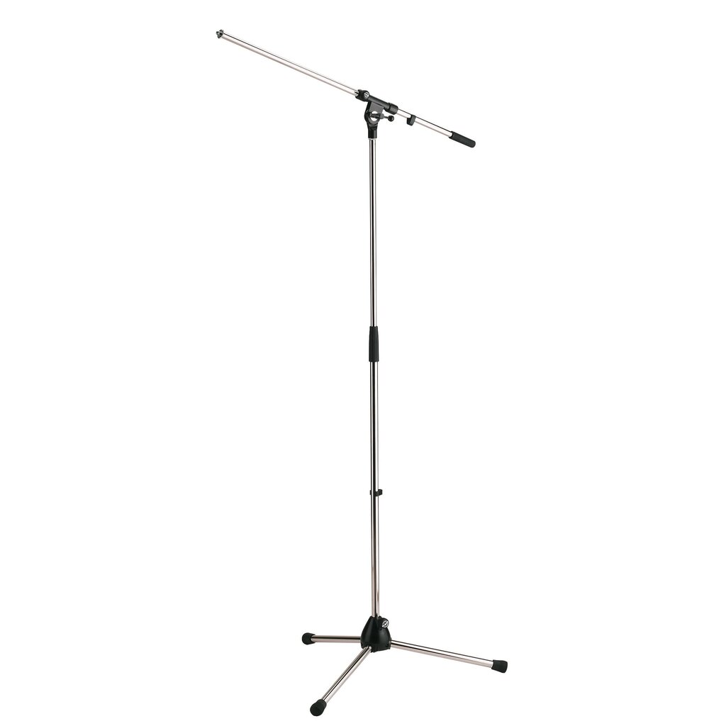 [21020-300-02] K&M 21020 Microphone stand, Chrome H: 900/1605mm, BL: 800mm
