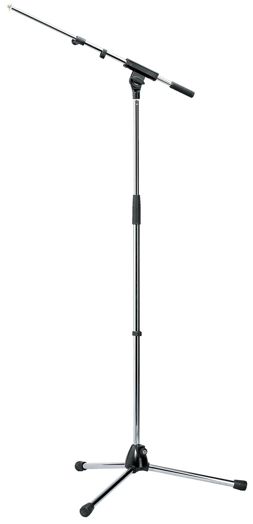K&M 21080 Microphone stand, Chrome H: 925/1630mm, BL: 425/725mm