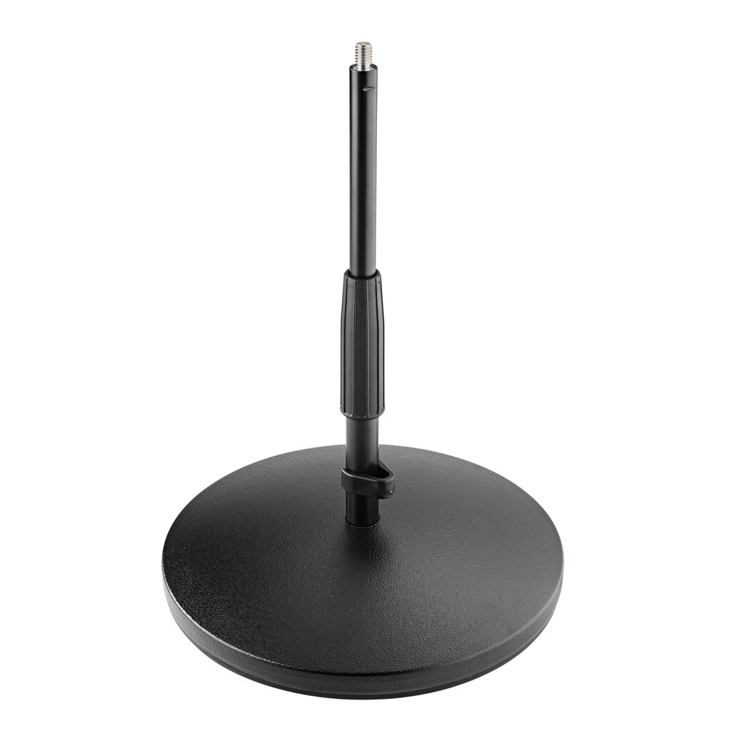 [23320-300-55] K&M 23320 Microphone stand, Black heavy cast iron base H: 217-347 mm, 3/8“