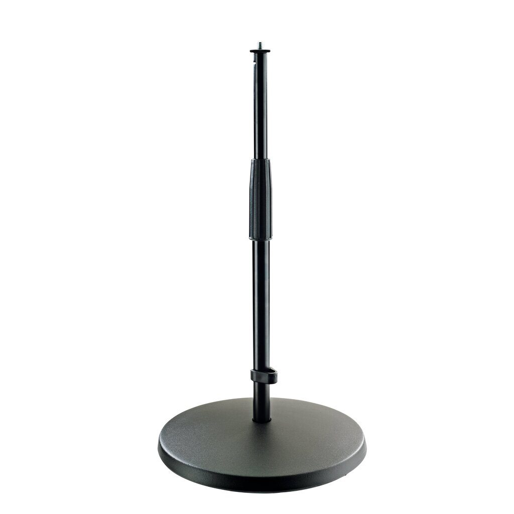 [23323-300-55] K&M 23323 Microphone stand, Black heavy cast iron base H: 350-570 mm, 3/8“