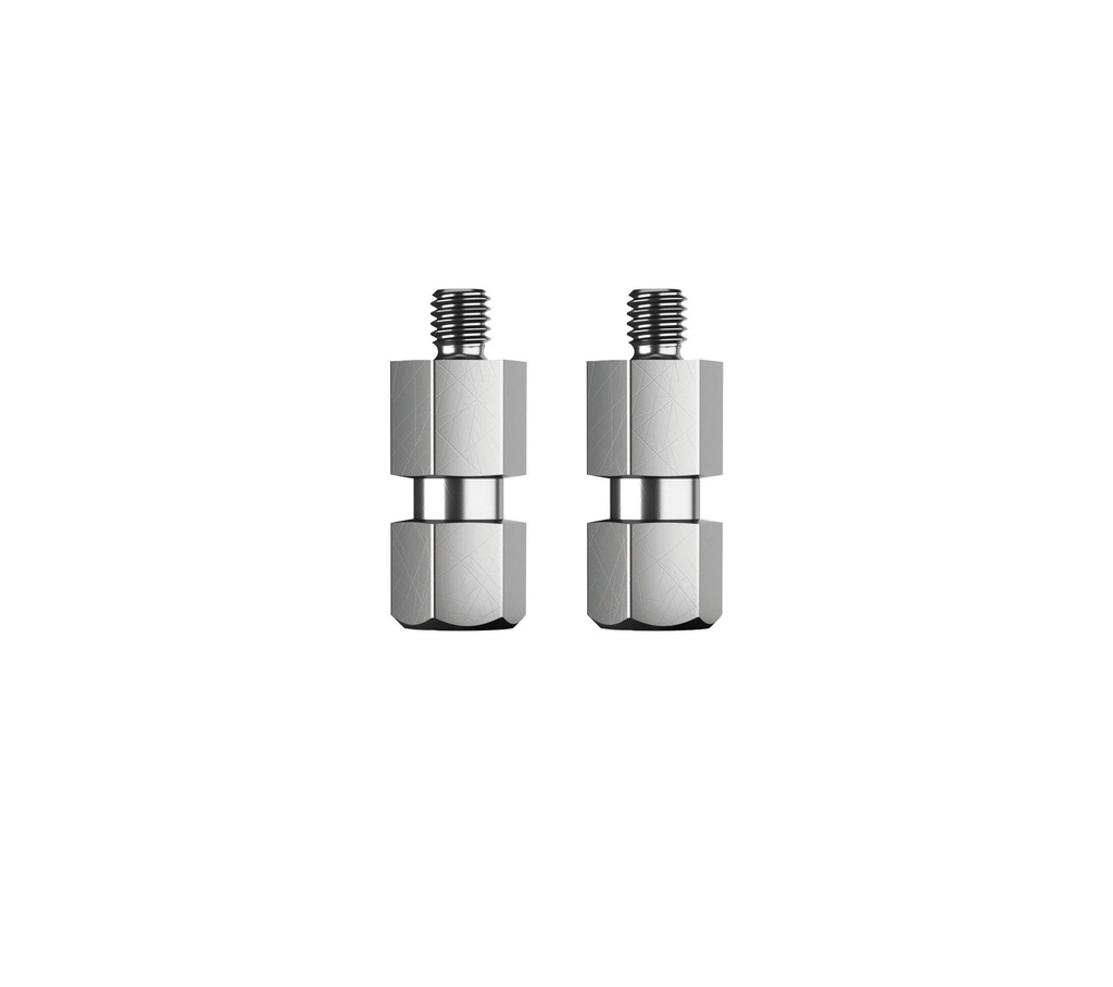 [23903-100-29] K&M 23903 Threaded bolt zinc-plated 1/4". 2 pcs
