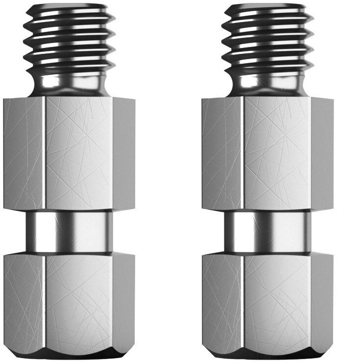 [23903-300-29] K&M 23903 Threaded bolt zinc-plated 3/8". 2 pcs