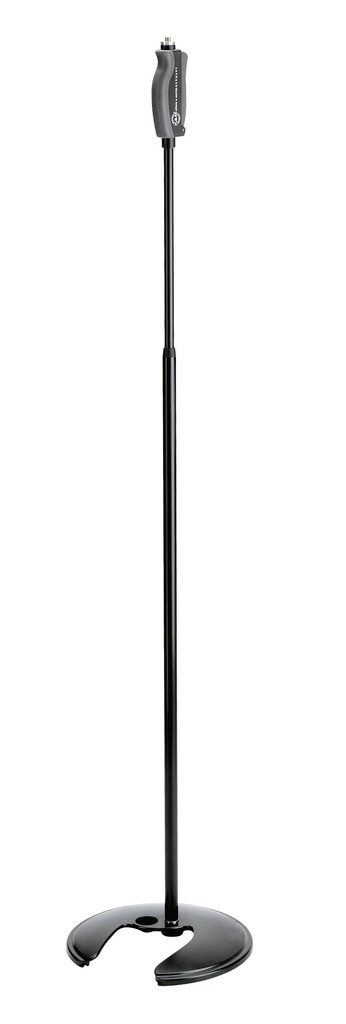 [26075-300-55] K&M 26075 STACKABLE ONE-HAND MICROPHONE STAND black