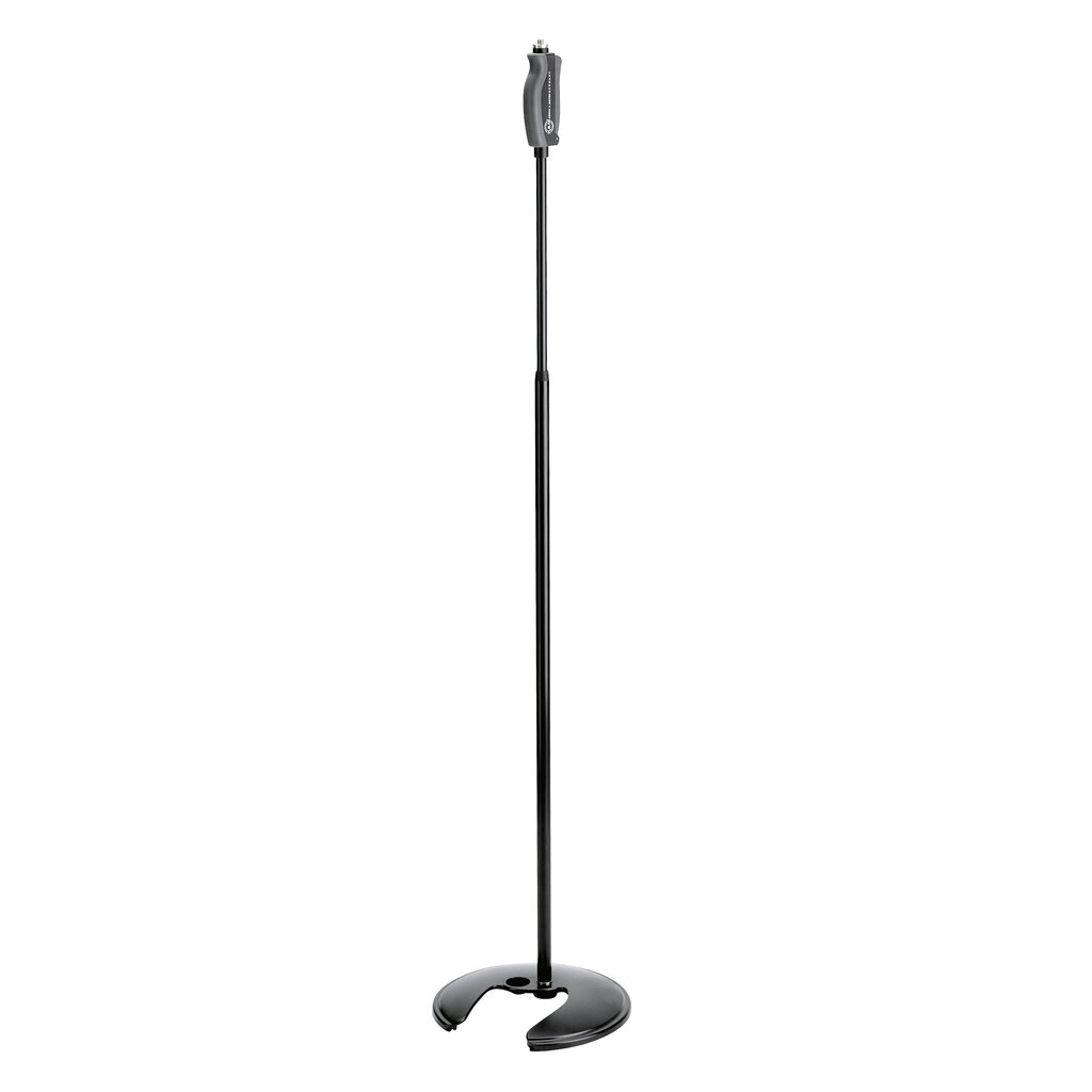 [26075-300-55] K&M 26075 STACKABLE ONE-HAND MICROPHONE STAND black