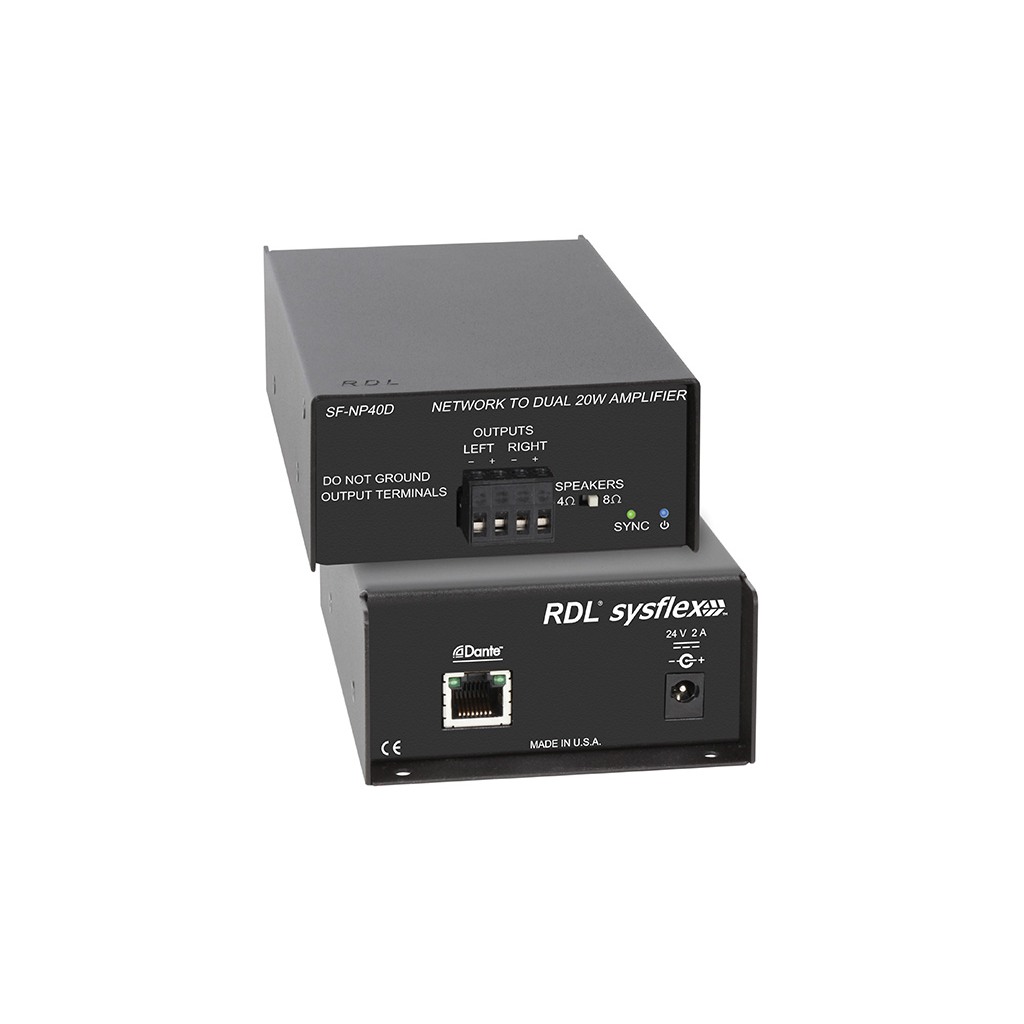 RDL SF-NP40D – Dante-grensesnitt