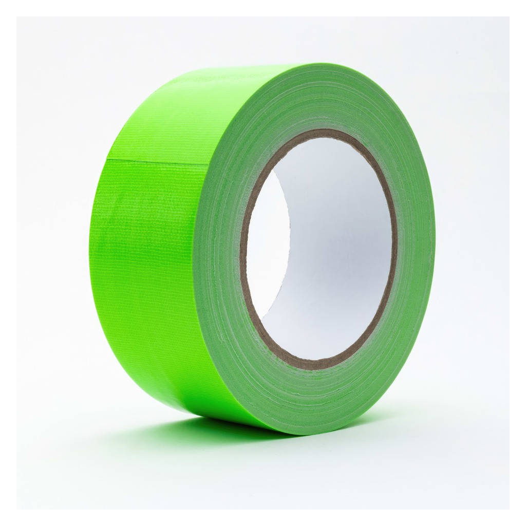 MegaTape Gaffa tape fluoriserende 25 mm x 25m Grønn (UT70)