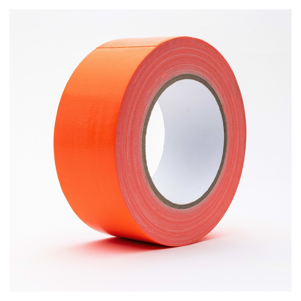 MegaTape Gaffa tape fluoriserende 25 mm x 25m Oransje (UT70)