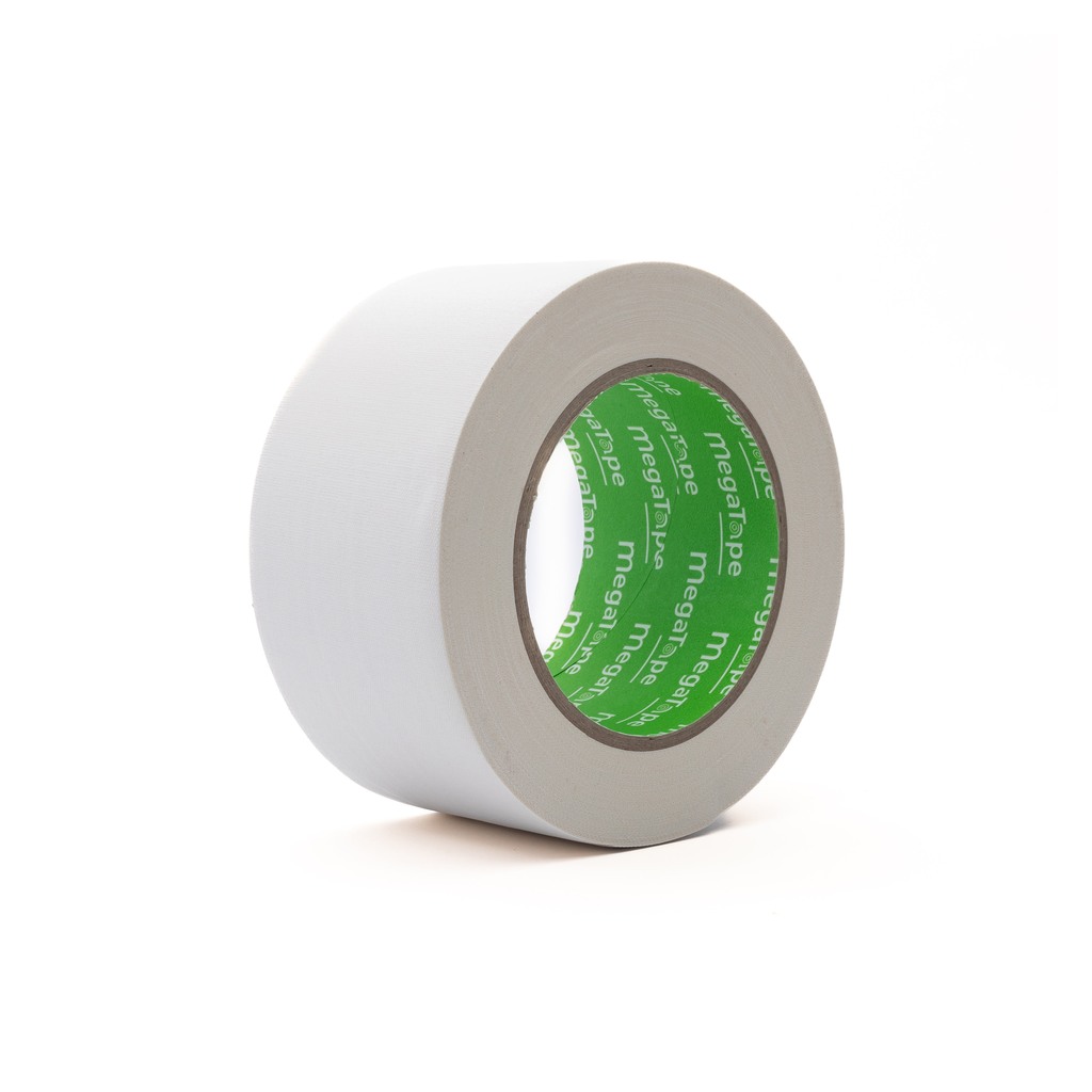 MegaTape Gaffa tape matt skrivbar 62 mm x 25 mtr Hvit (UT120)
