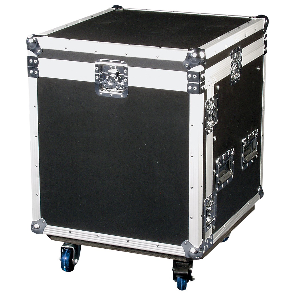 Showgear Combi Case – kombinert rack- og mikserkasse (8U + 10U i toppen)