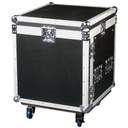 Showgear Combi Case – kombinert rack- og mikserkasse (8U + 10U i toppen)