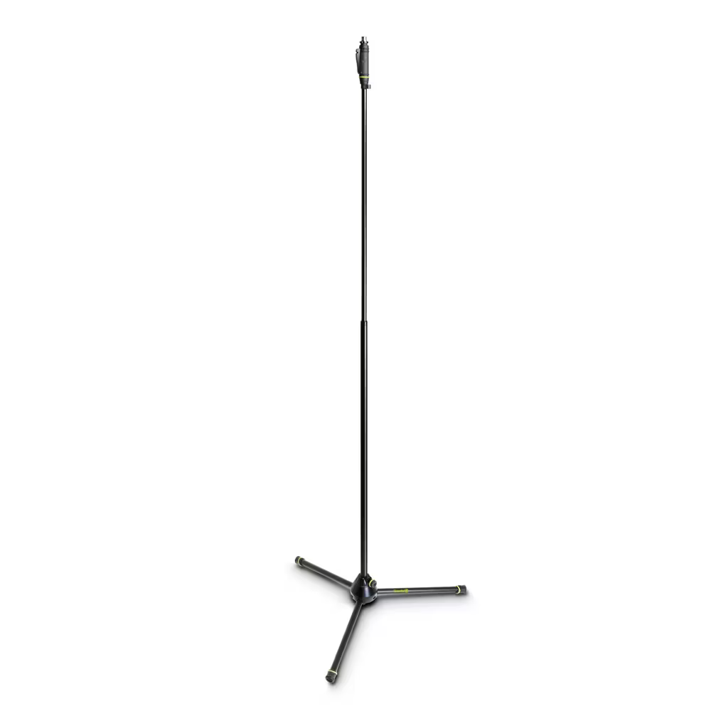 [GMS431HB] Gravity Microphone Stand with Folding Tripod and One-Hand Clutch