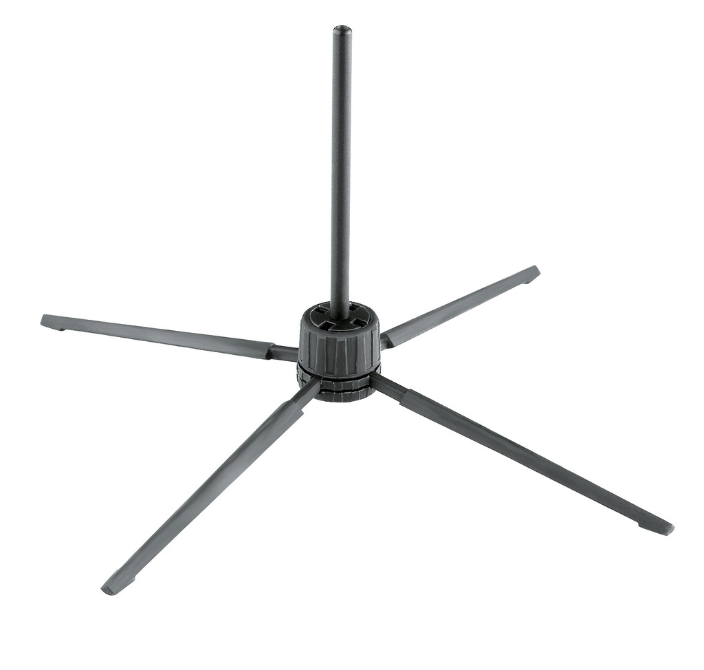 K&M 15262 Flute stand black Recorder stand