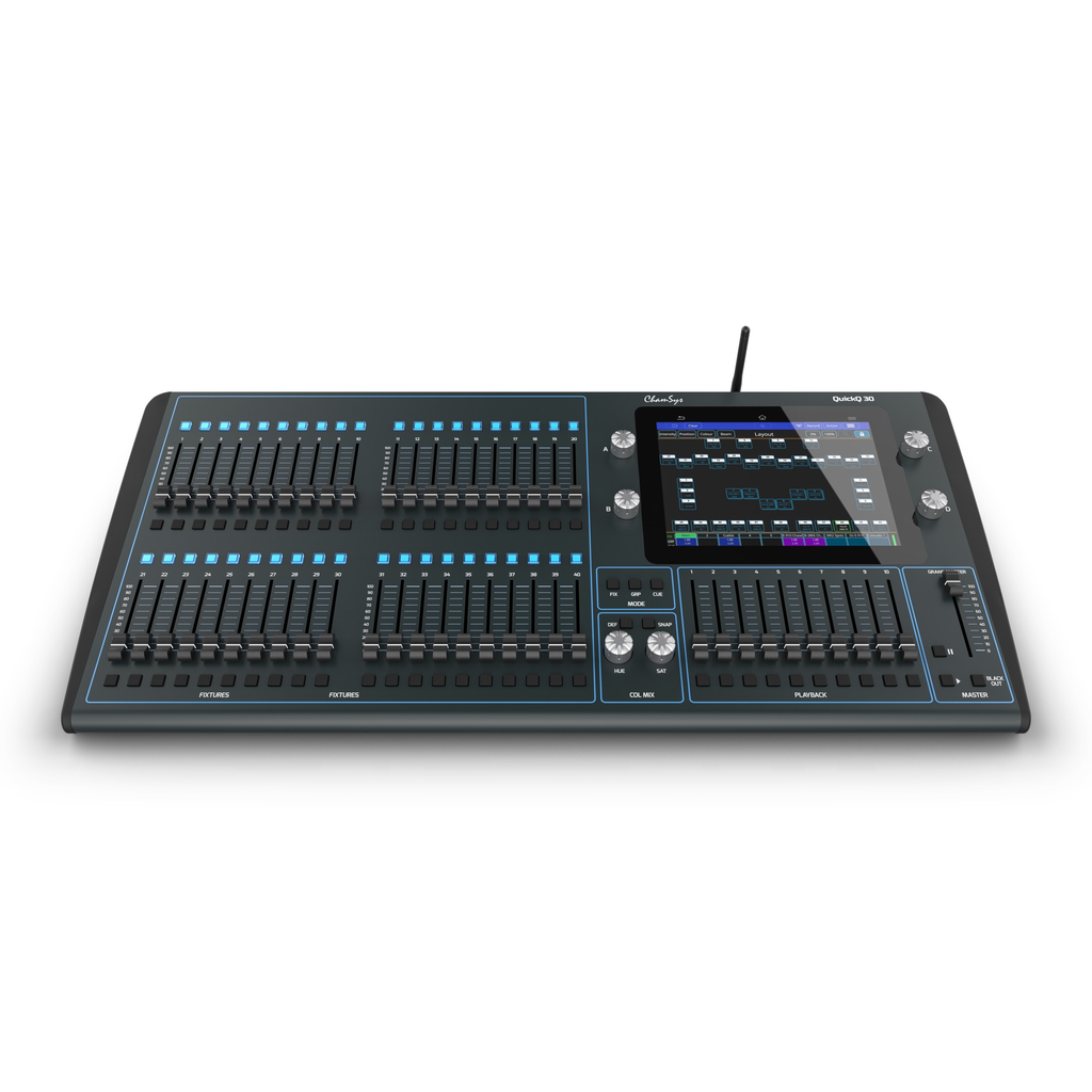 [CSY-100-730-CH] ChamSys QuickQ 30 lyskontroller, 4univers