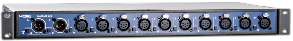 Luminex LumiSplit-2.10 DMX/RDM splitter 10-veis