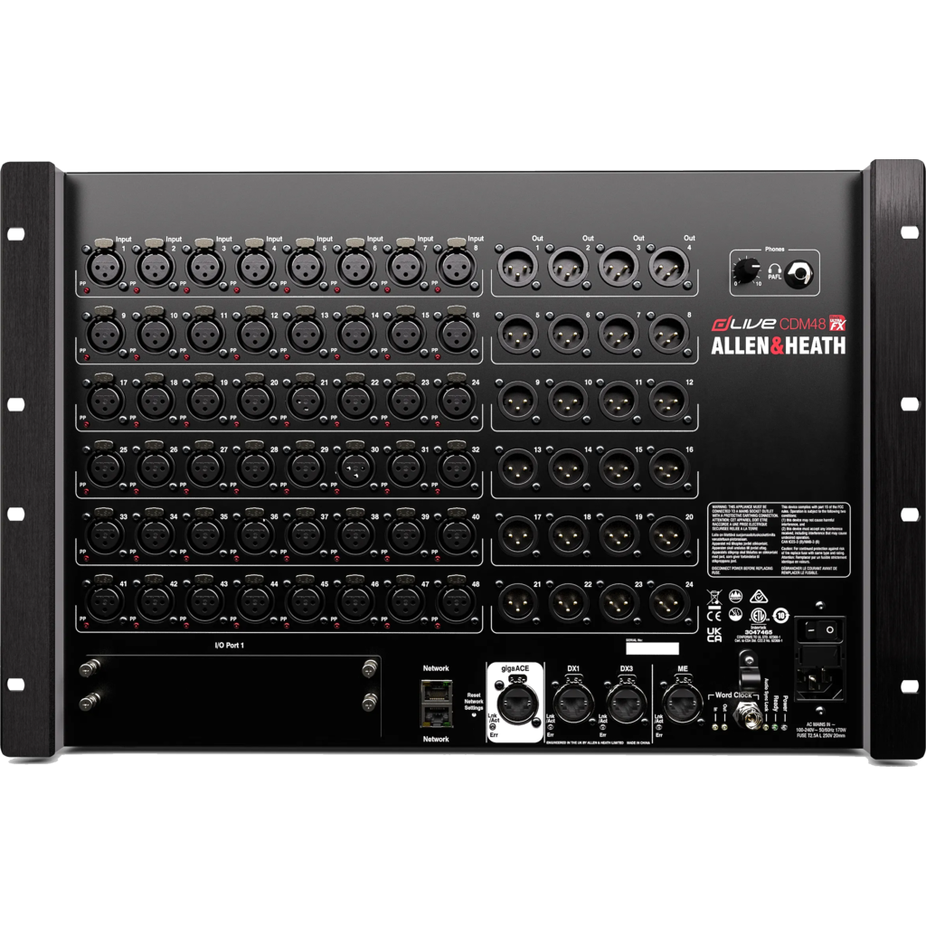 [DLIVE-CDM48U/X] A&H dLive DM48 – fleksibelt C Class MixRack