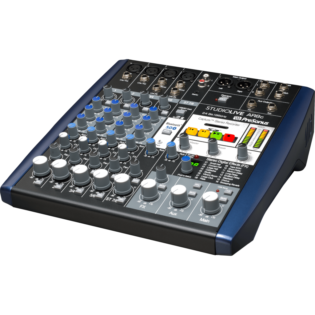 [PS-SL-AR8C] Presonus StudioLive AR8c – kompakt hybridmixer og opptakssystem