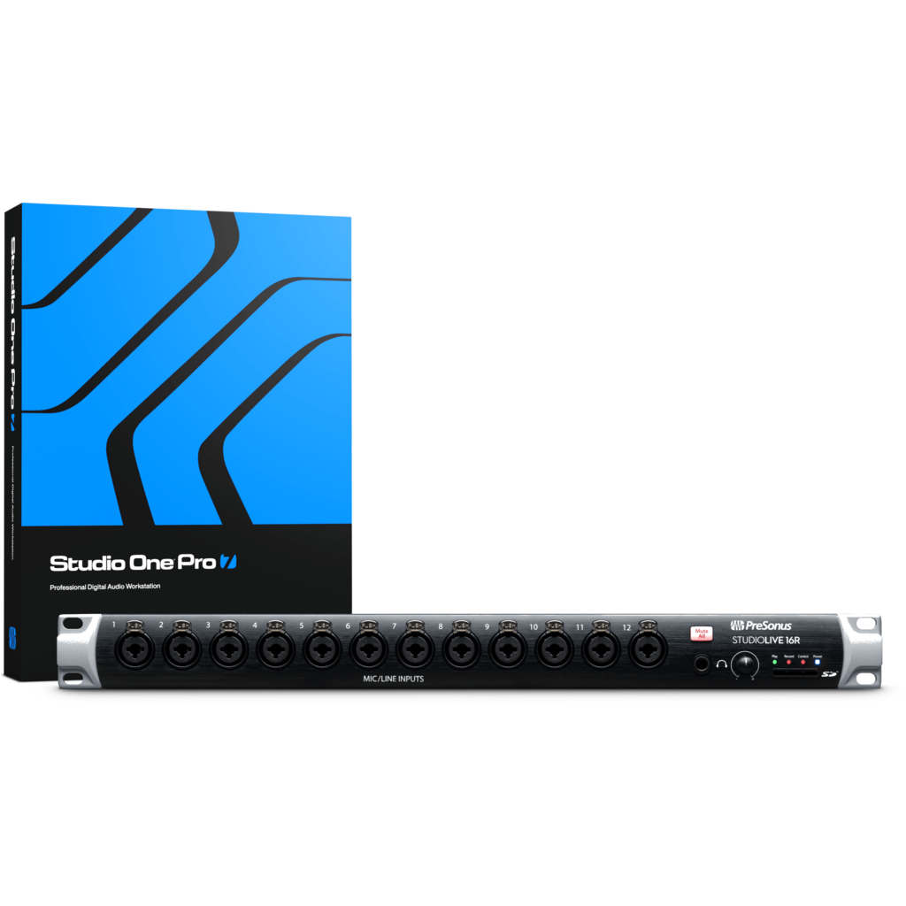 PreSonus StudioLive 16R – 18-kanals rackmikser med Stagebox- og Monitor-modus