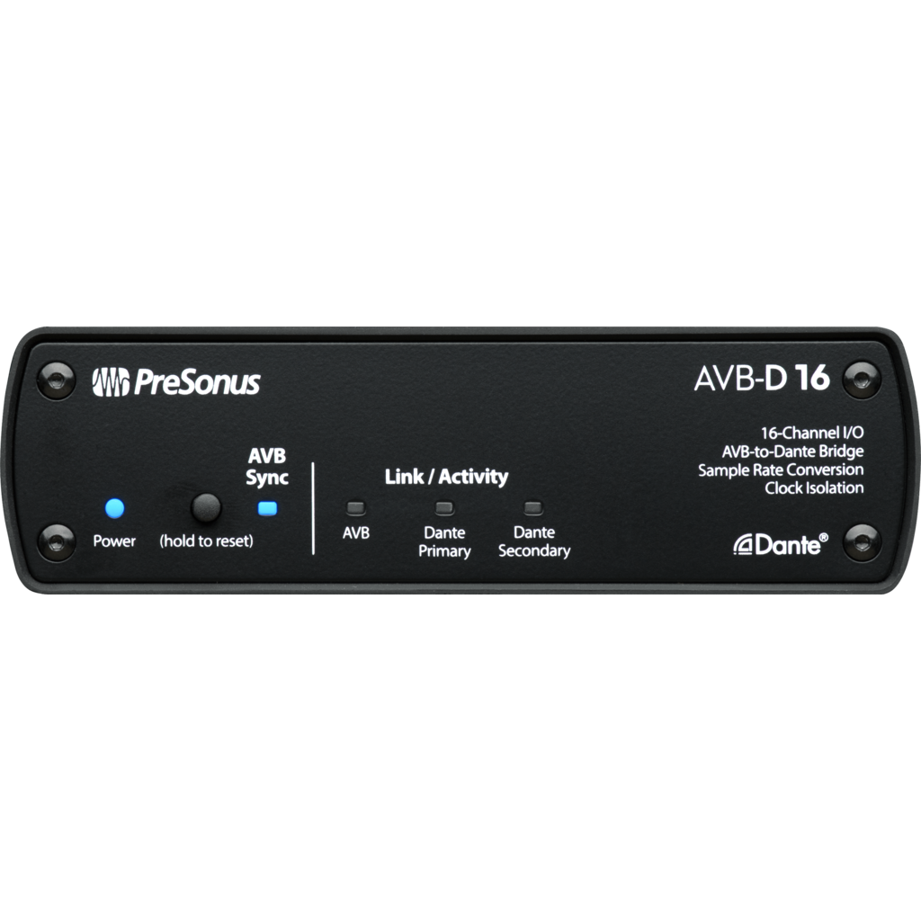 [2779300101] PreSonus AVB-D16 – AVB til Dante nettverksbro