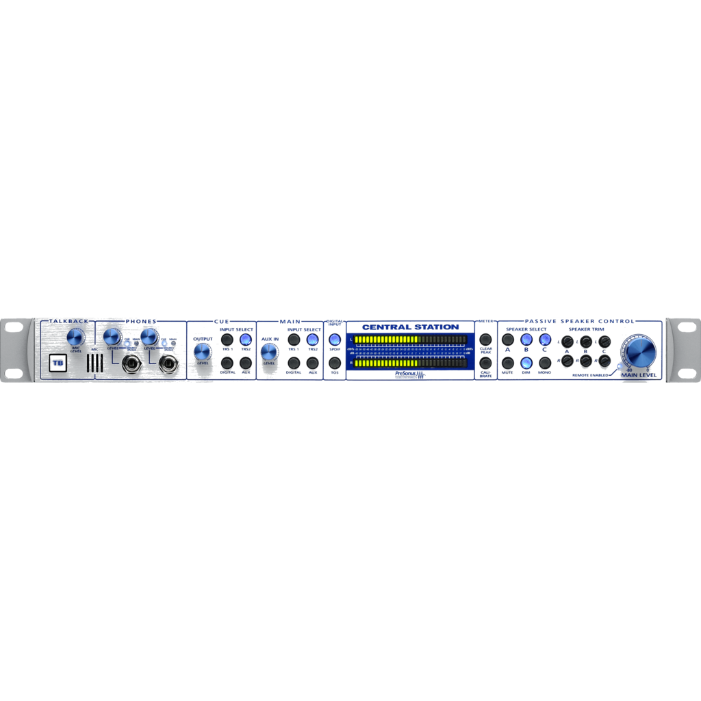 [2777406201] PreSonus Central Station PLUS – profesjonell monitorcontroller med CSR-1 fjernkontroll