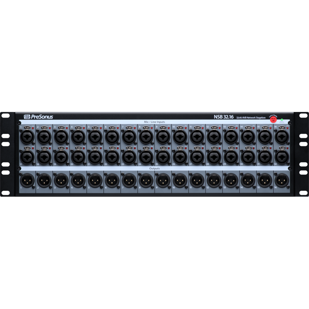 [PS-NSB-3216] PreSonus NSB 32.16 – nettverksbasert stagebox 32 inn / 16 ut